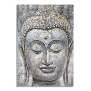 Dipinto Su Tela Face Buddha Light -a- cm 80x3x120