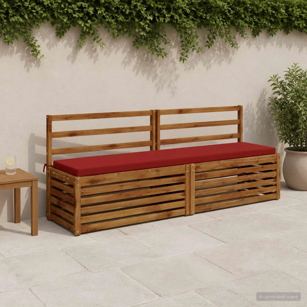 Cuscino per panchina SOEST 100% Poliestere Rosso Vino 949136