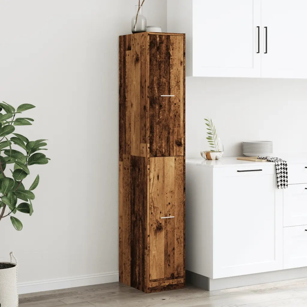 Armadietto da Farmacia Legno Vecchio 30x41x174,5 cm Truciolato 3309634