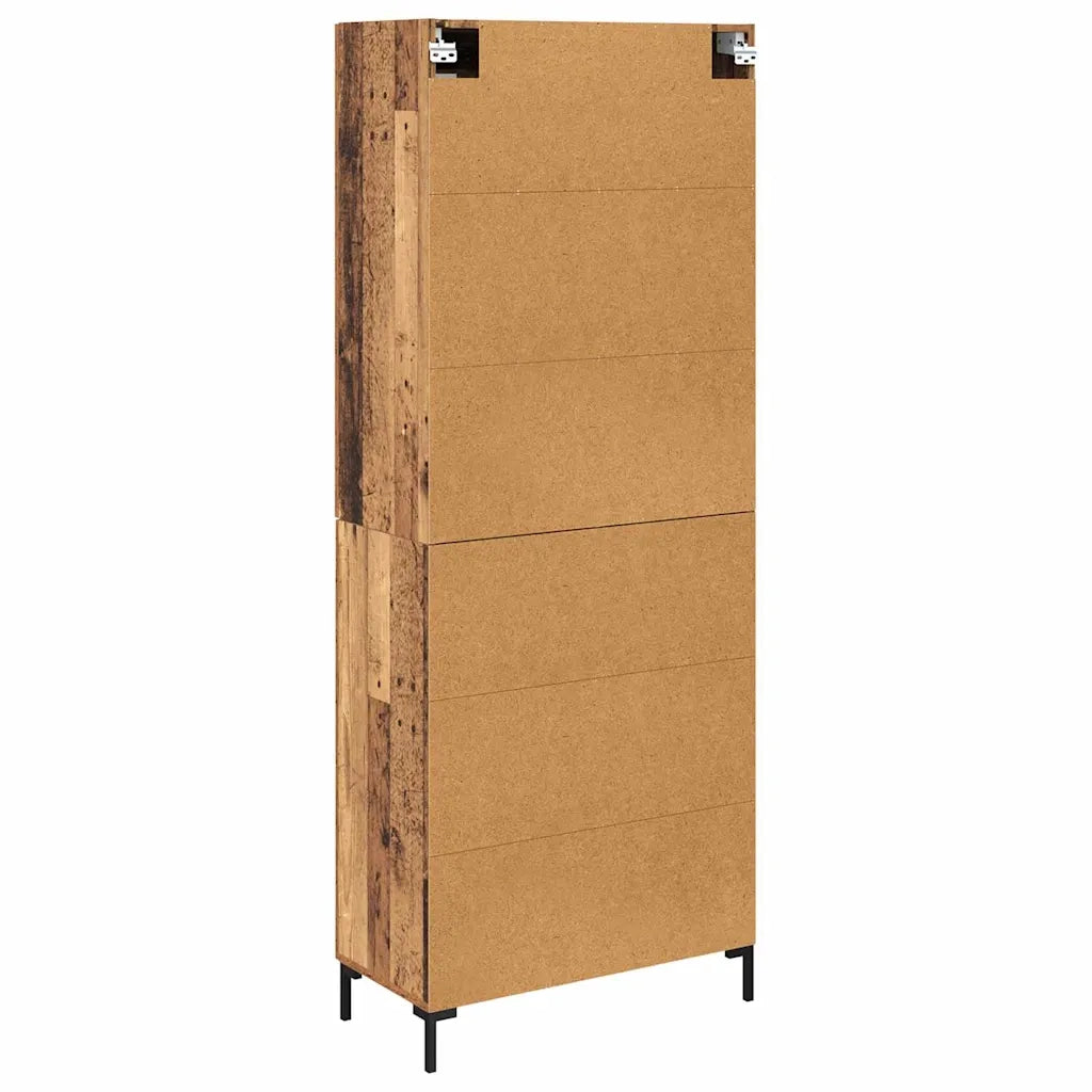 Credenza 2 pz | Madia | Buffet da pranzo | Armadio da pranzo Legno vecchio Legno multistrato