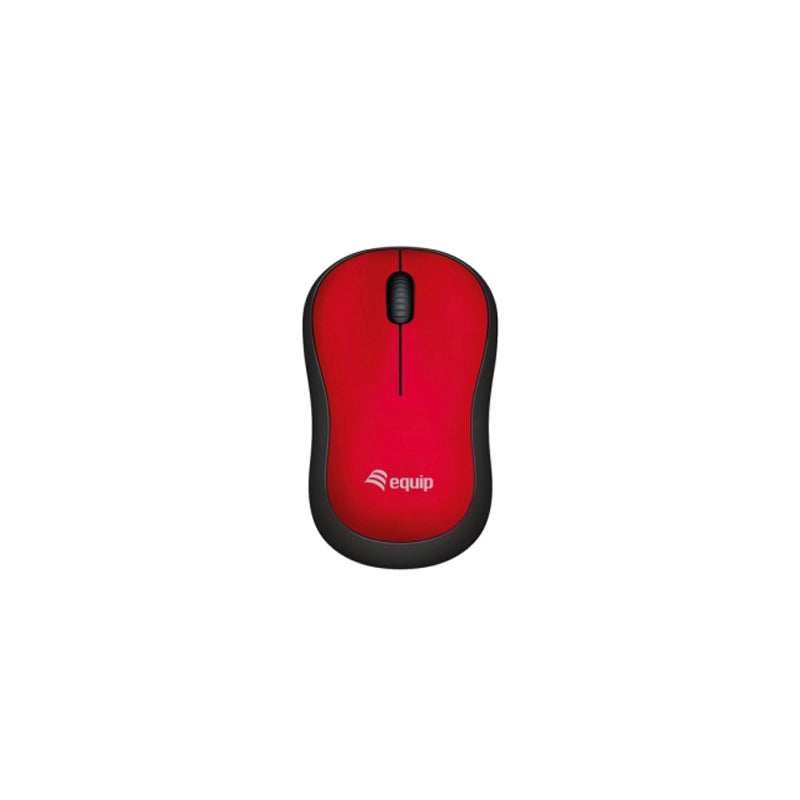 EQUIP 245113 - MOUSE WIRELESS - 1200 DPI - RED