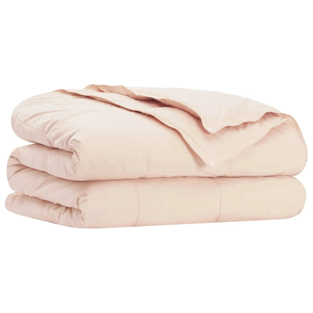 Set di Piumoni 2 pz 200 x 240 cm Kapok e Poliestere Beige 3431984