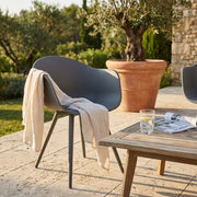 Poltrona da Giardino in Plastica Alluminio cm 56x61x74 - DYNA