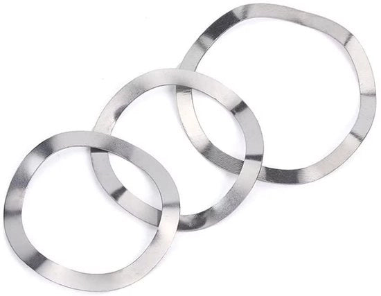 Componenti di compressione in acciaio inossidabile - assorbitori di urto - dischi di sterzatura - guarnizioni di chiusura - 100 pezzi - M8x13x0.3mm - dischi di bloccaggio