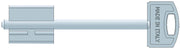 Securemme CHIAVE GREZZA PER PORTE BLINDATE Mod. H gambo mm. 50 5.00 pz