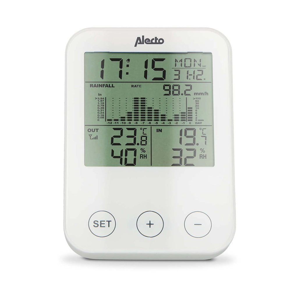 Stazione meteorologica con sensore wireless Modello WS-1200 Bianco Alecto