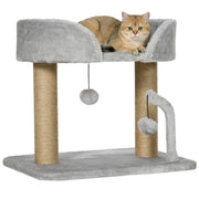 Albero tiragraffi per gatti ¨C Minimal ¨C 42 cm grigio
