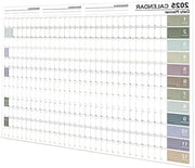 Calendario da Parete 2025 - Calendario Poster Pianificatore Giornaliero - Pianificatore Mensile per 12 Mesi per la Pianificazione e l'Organizzazione.