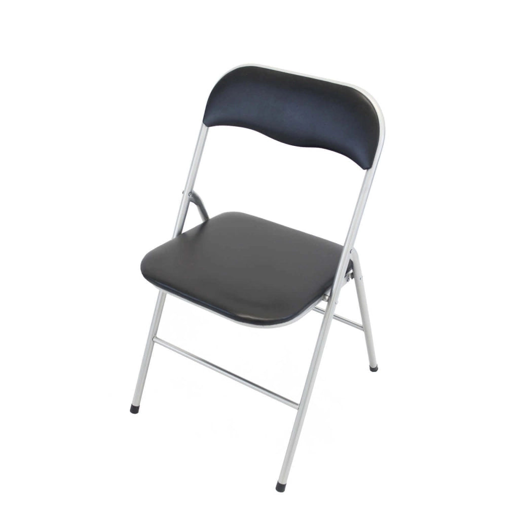 Sedia Pieghevole Salvaspazio in Acciaio PVC cm 44x45x79 - SLIM