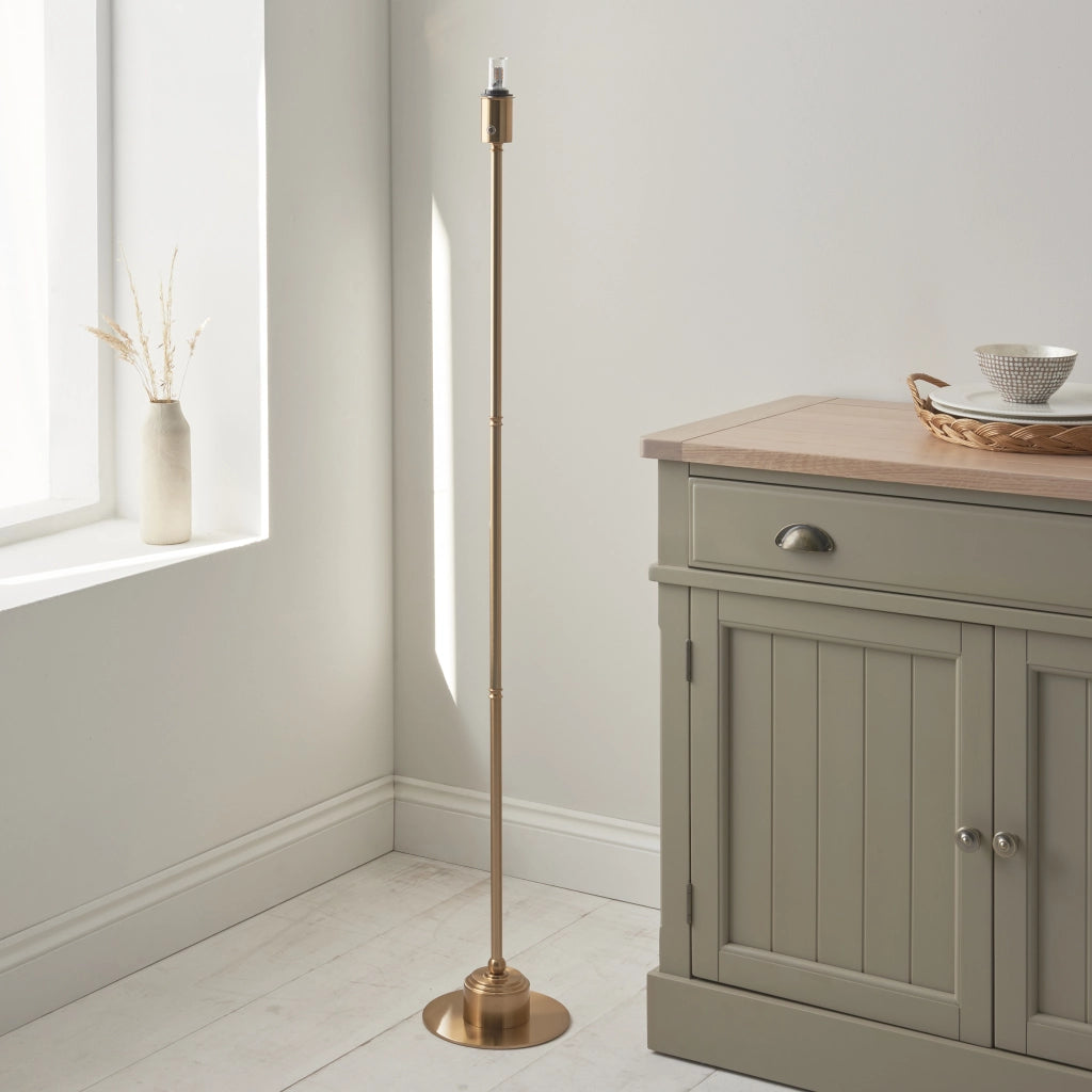 Lampada terra LED 1,5W cordless ottone BURLEY Endon