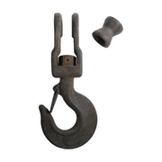 TRACTEL GT32 T532 Gancio Tirfor in Acciaio al Carbonio con Molla di Sicurezza e Supporto Girevole Portata 5000 Kg colore Nero