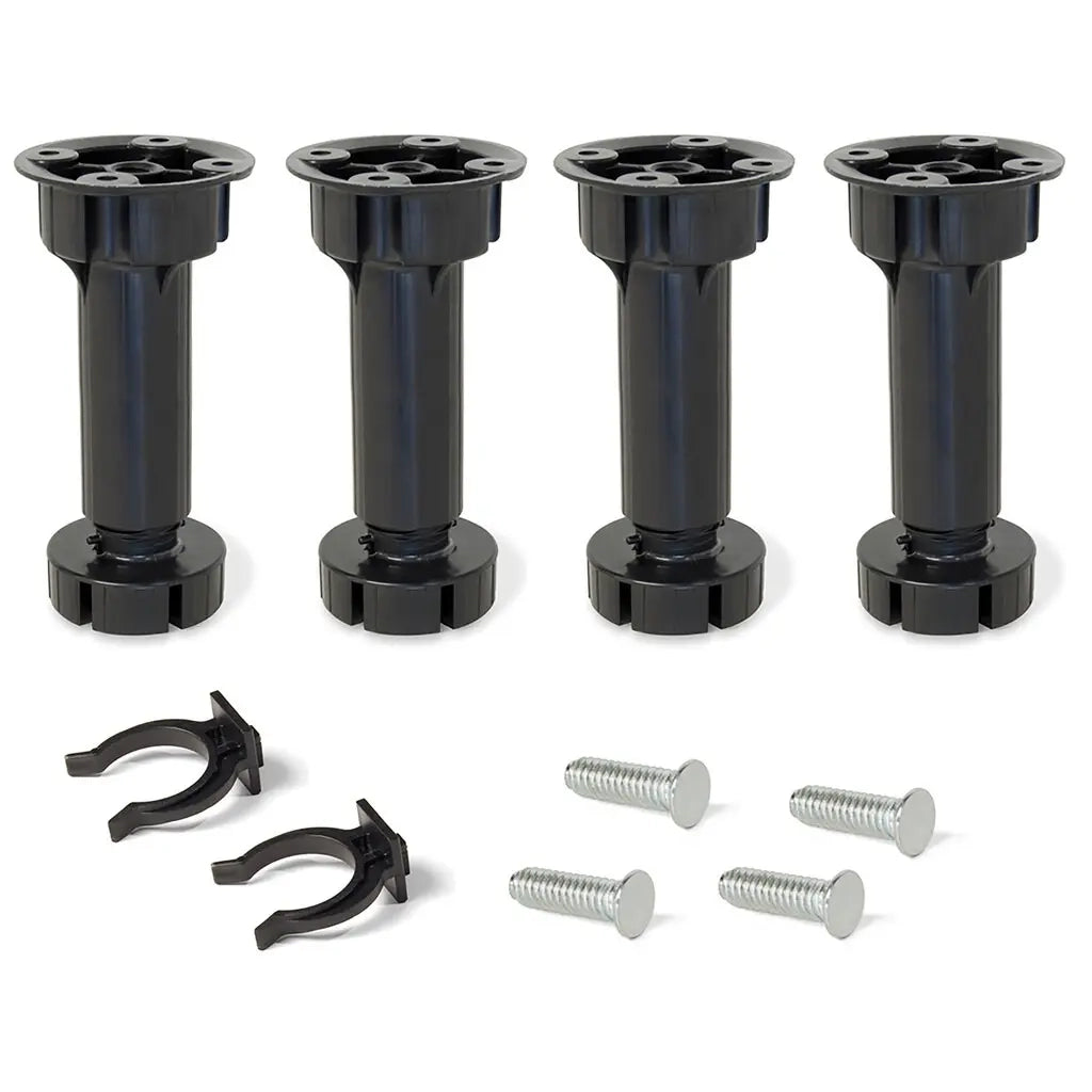 Kit di piedini regolabili per mobile Bone H150 mm nero