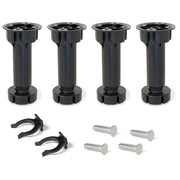 Kit di piedini regolabili per mobile Bone H150 mm nero