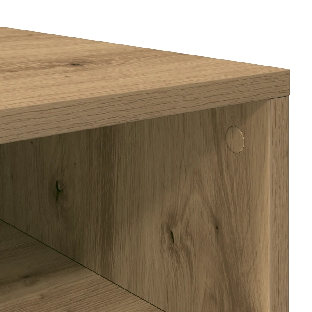 Scarpiera-Scaffale per scarpe Rovere Artigianale 54x34x100,5 cm in Truciolato