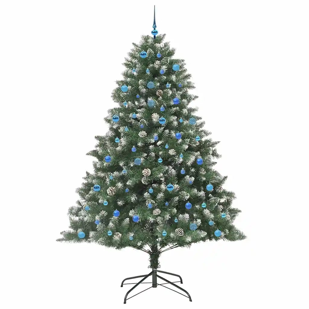 Albero di Natale artificiale con 300 LED Verde 240 cm 3395264