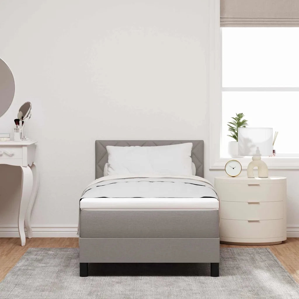 Letto a molle con materasso con led Talpa 90 x 200 cm Tessuto 3342258