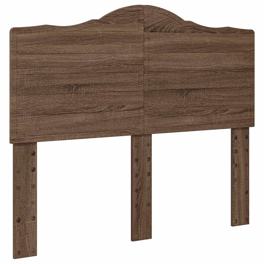 Letto matrimoniale | Letto per adulti | Struttura del letto Rovere Marrone 120 x 200 cm Pino massello