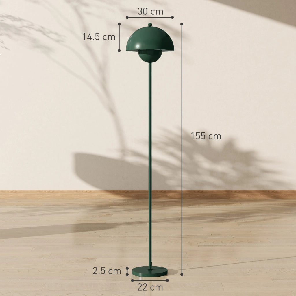 Lampada da Terra ¨C zephmum ¨C Verde, Acciaio, ?30x155 cm
