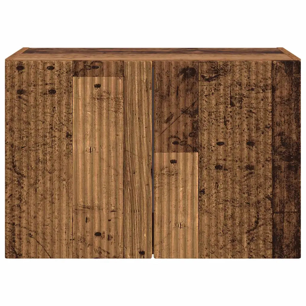 Mobile TV da parete-Mobile TV a Muro-Credenza TV Legno vecchio 59,5 x 31 x 40 cm