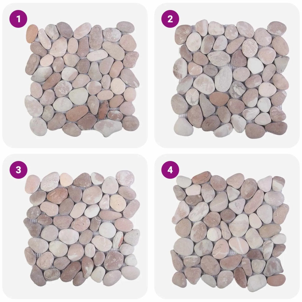 Beige e Rosa Pallido 30 x 30 cm 42033531