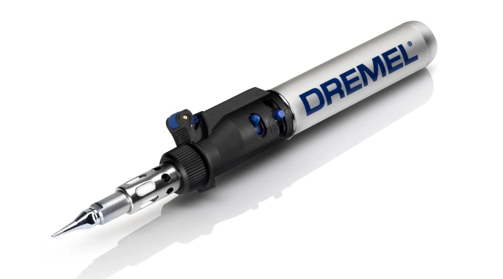Dremel VersaTip 2000-6 Saldatore a gas 1200 °C Nero, Acciaio inossidabile