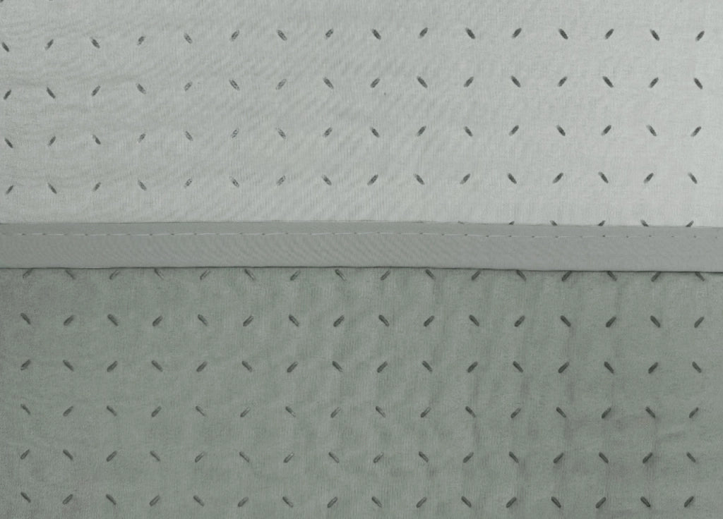 Quilt Trapuntino Estivo 100gr/mq Bicolor Double Face Tinta Unita Modello Cloe - Matrimoniale - Grigio