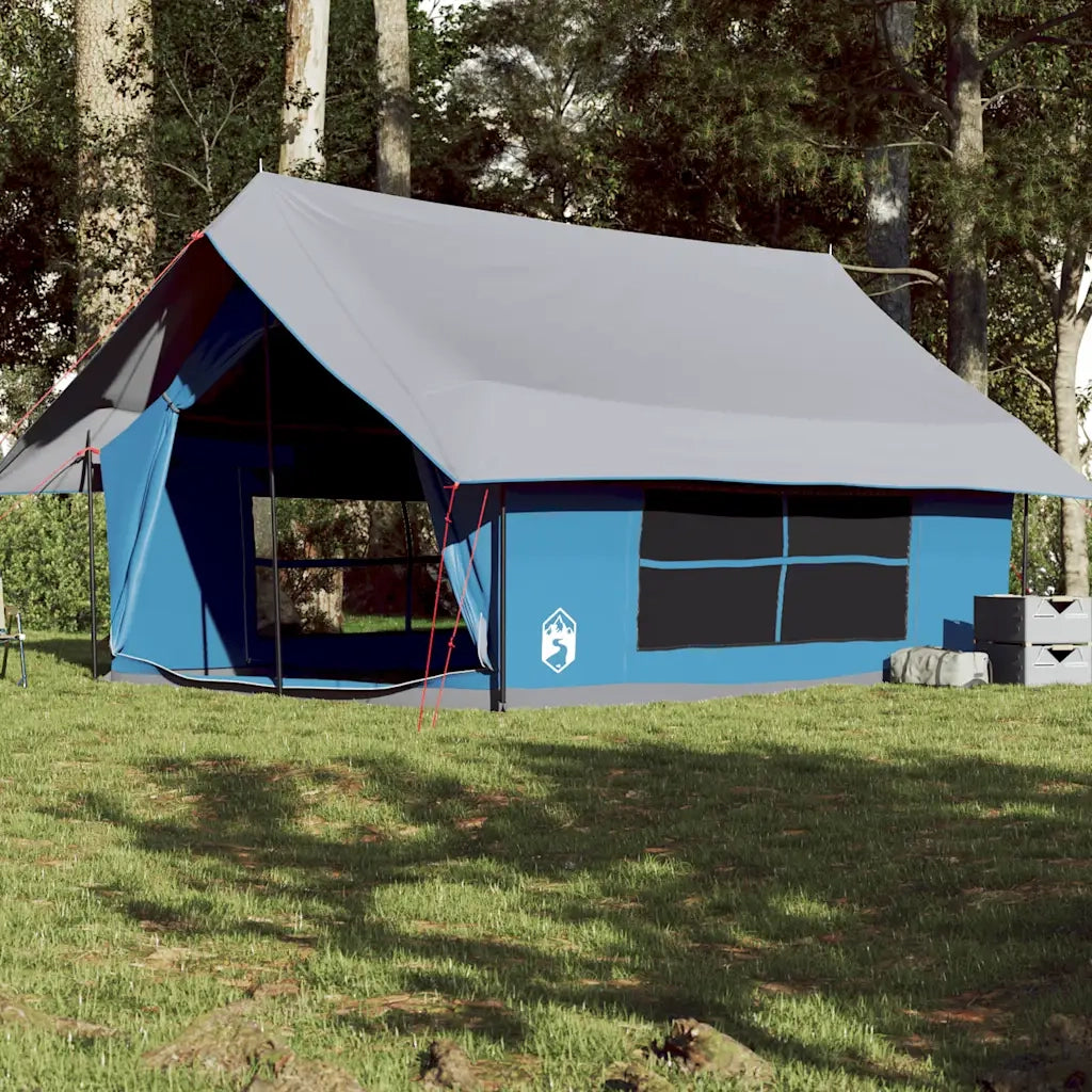 Tenda da campeggio | Tenda da campo per 5 Persone Blu Impermeabile