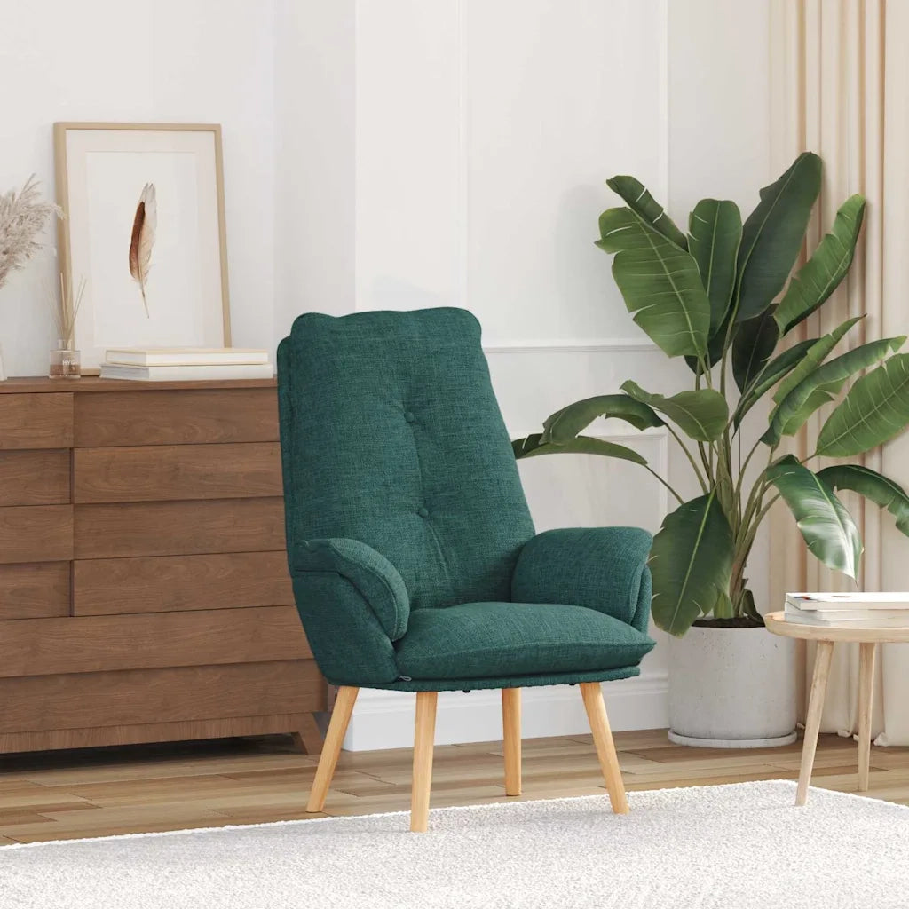 poltrona Verde Scuro 69 x 74 x 93 cm Tessuto Sherpa 42001855