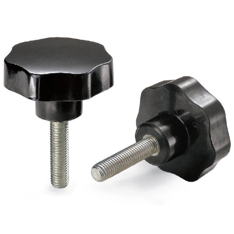 VOLANTINO CON PERNO FILETTATO Ø 50 mm - perno M. 10 - 50 pezzi