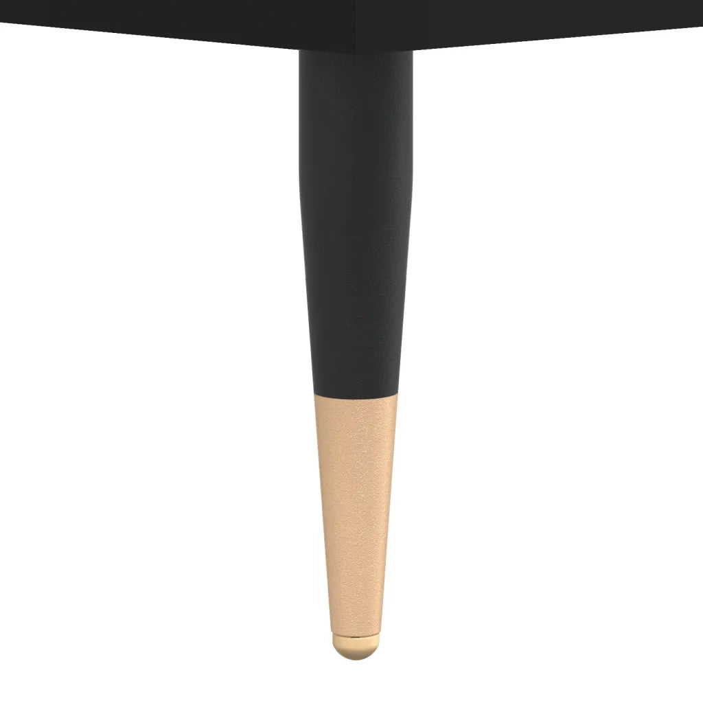 Tavolino da Salotto-Tavolino da soggiorno-Tavolo Nero 55x55x36,5 cm in Legno Multistrato 218223