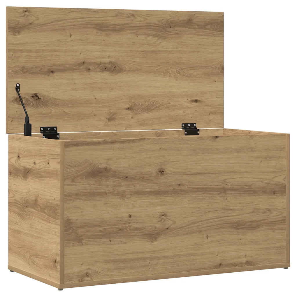 Cassapanca Rovere Artigianale 84x42x46 cm Legno Ingegnerizzato 856569