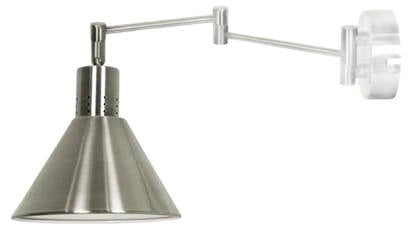 Applique Candellux Copenhagen metallo argento 1xE14 40W IP20