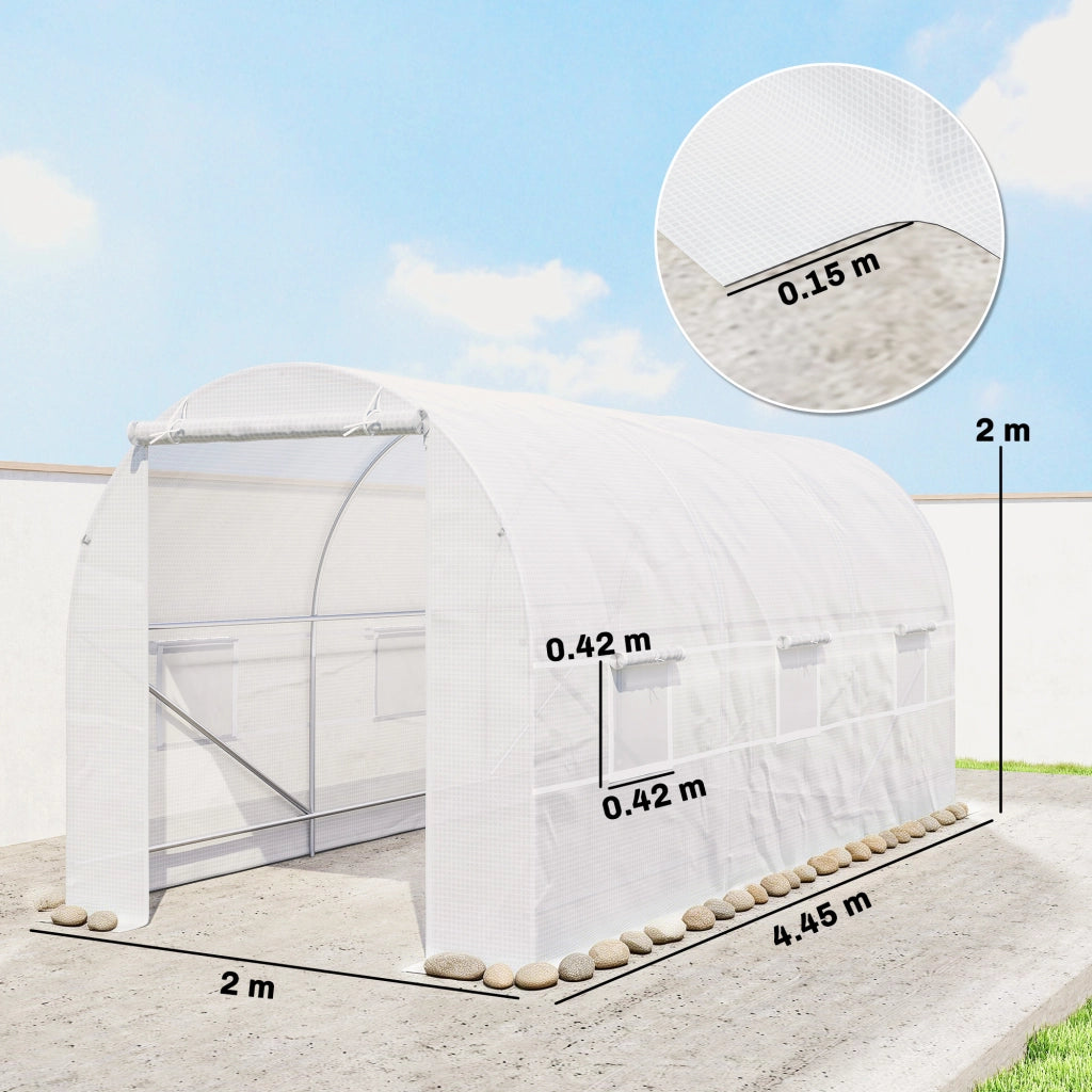 Serra da Giardino a Tunnel ¨C Zephmum ¨C Bianco 4.5x2x2m