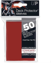 Ultra-Pro- Ultra PRO-50 Sleeves  Bustine Standard PRO Gloss, Rosso,