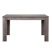 Robusto tavolo da caffè/sala da pranzo marrone da 140 cm 03_0004284