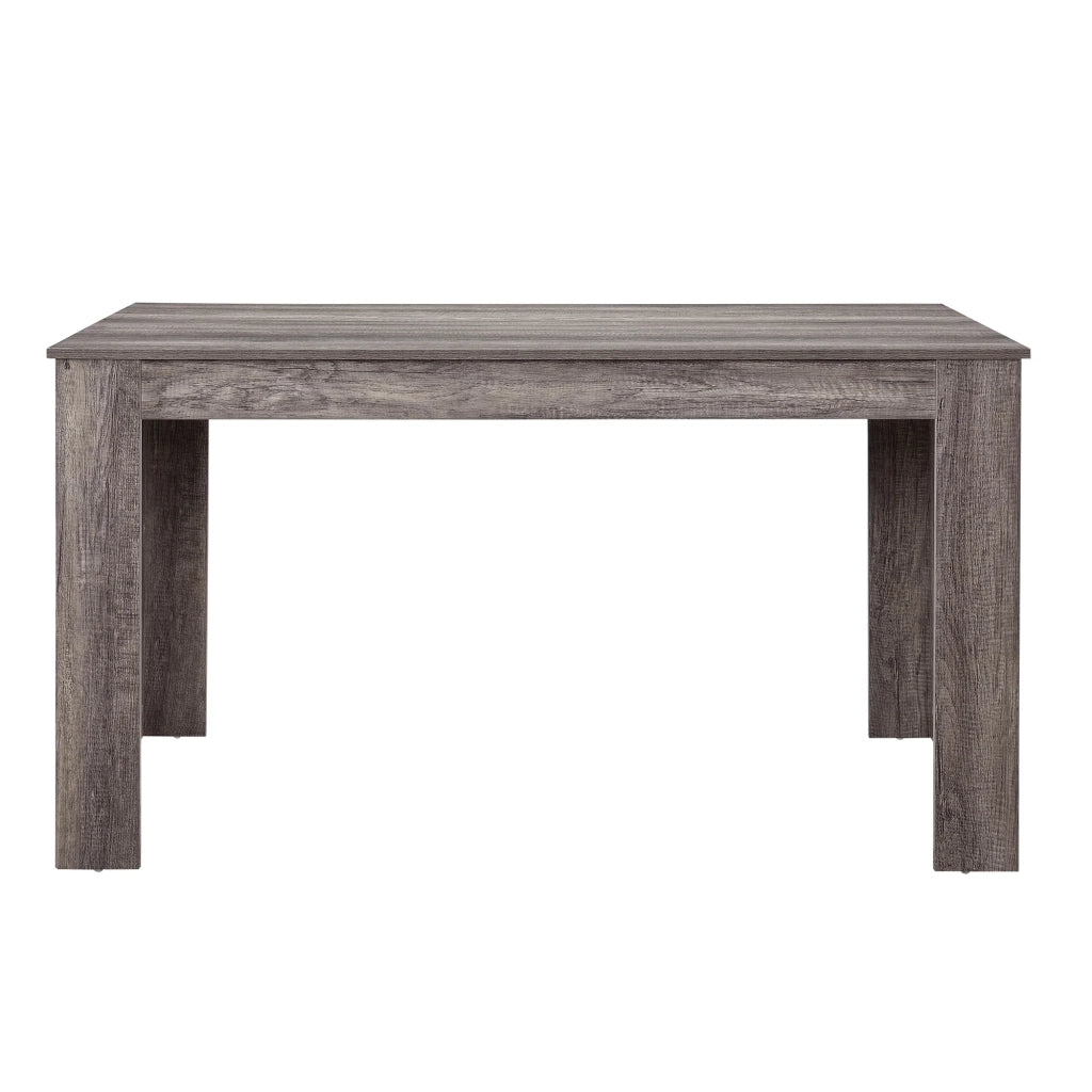 Robusto tavolo da caffè/sala da pranzo marrone da 140 cm 03_0004284