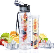 Ottimo contenitore con filtro a frutta - 1 litro - BPA libero - Tritan