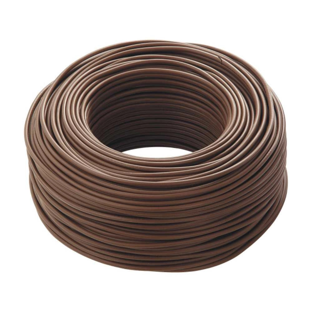 Cavo elettrico gommato marrone multipolare fs18or18 3 fili *** lunghezza metri 10, sezione conduttore 3x1mmq, confezi...