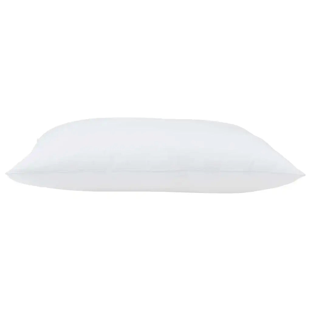 Cuscino con cuscino Bianco 70 x 50 x 20 cm Cotone e Poliestere 42007796