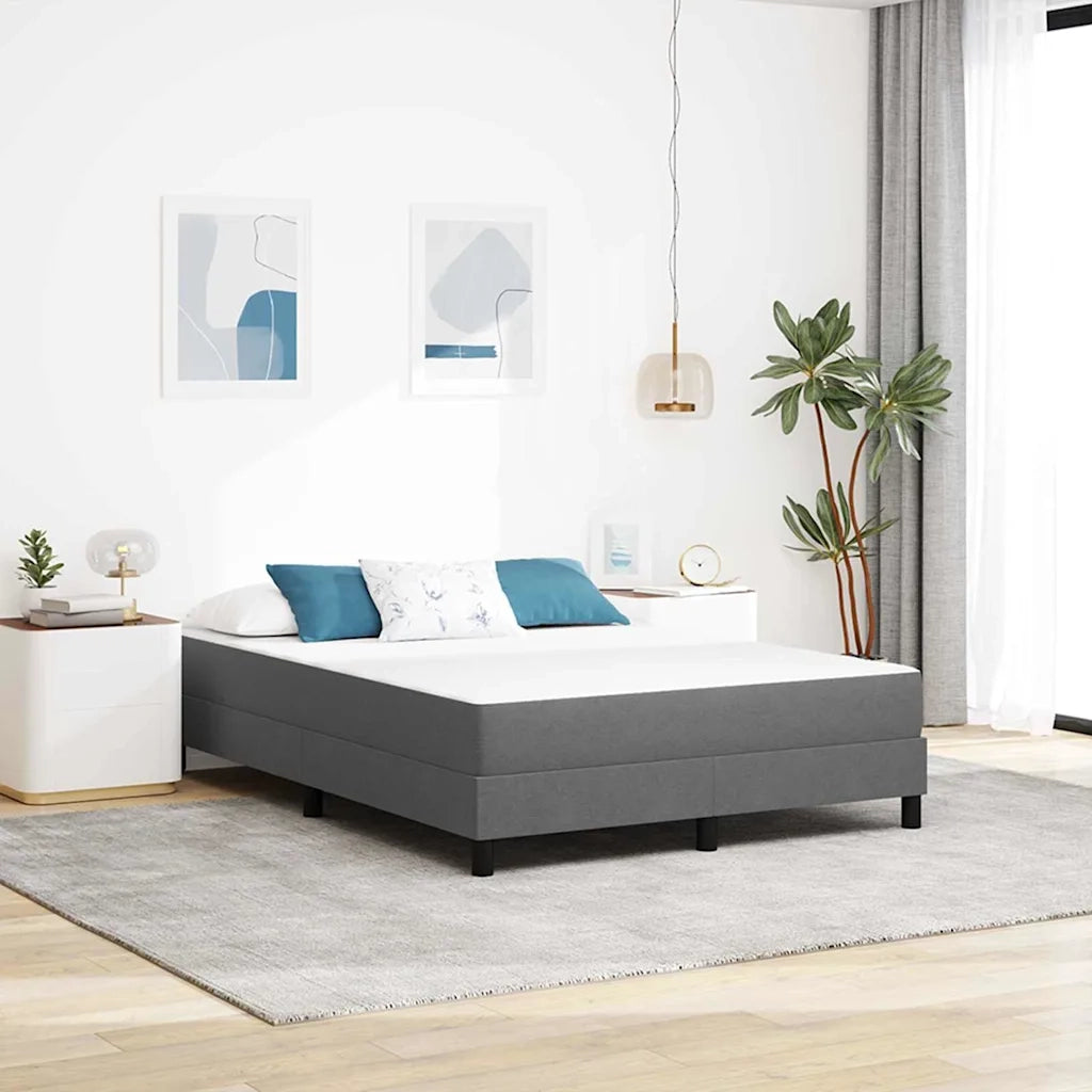 Materasso da Letto-Materasso per letto Grigio chiaro 160 x 200 cm Tessuto