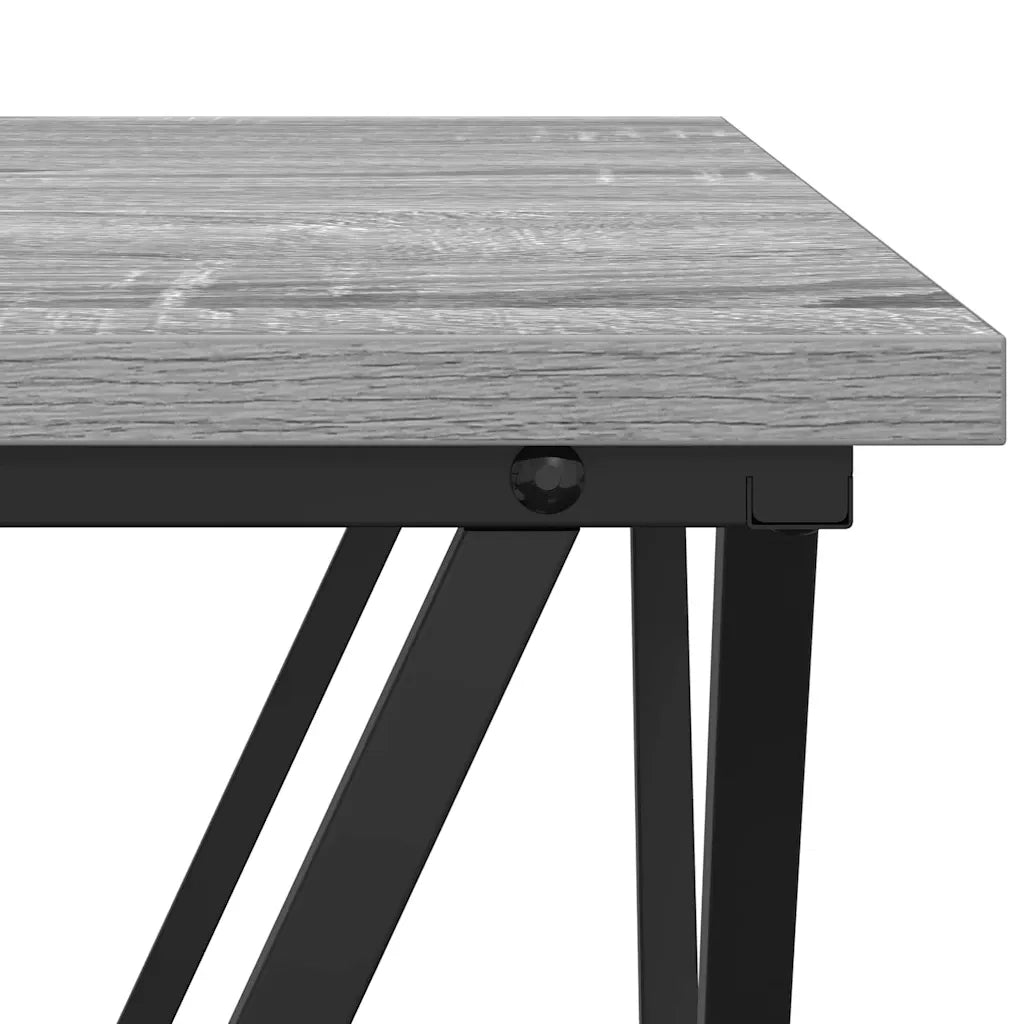 Tavolino da Salotto-Tavolino da soggiorno-Tavolo Grigio Sonoma 80 x 80 x 45 cm