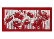 Tappeto Passatoia Cucina Corsia Retro Antiscivolo Disegno Amsterdam By Suardi - 55x280 - Rosso