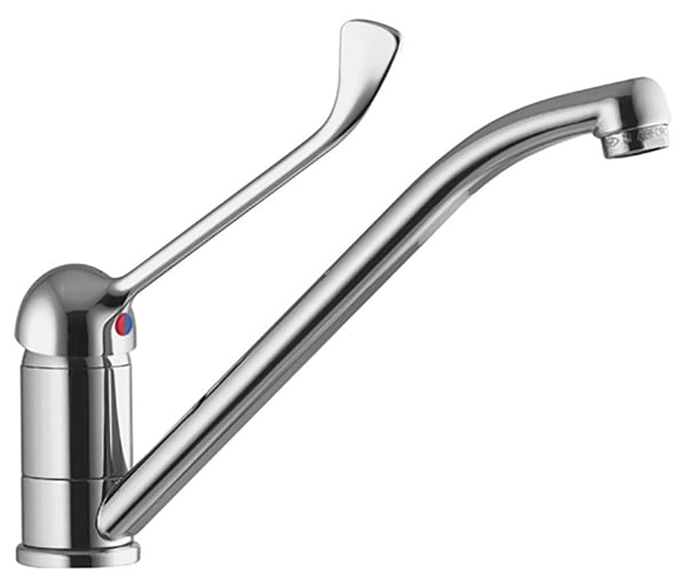 Rubinetto Cucina Miscelatore Monocomando con Leva Clinica Apell APF3287CR Cromato