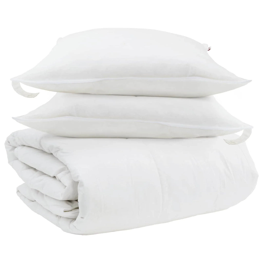 Set di Piumoni con cuscino 3 pcs Bianco Piuma d'anatra 3377154