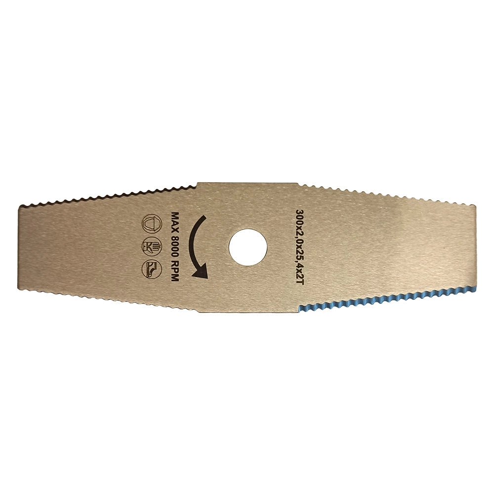 LAMA A 2 DENTI mm 300 x 2,0 x 25,4 x 2 T  - BricoGo