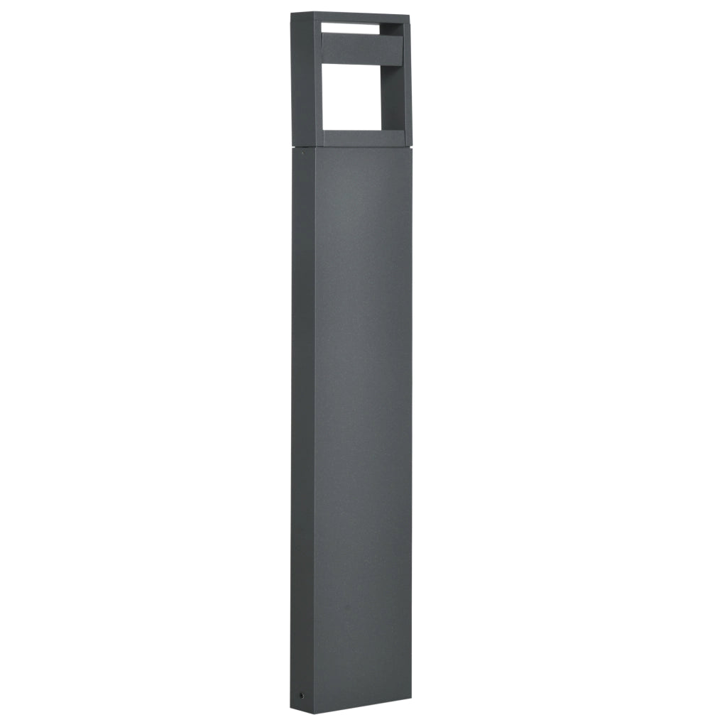 Lampada da giardino, luce per vialetti, luce da giardino con luce LED bianca calda, paletto luminoso con angolo di inclinazione regolabile,