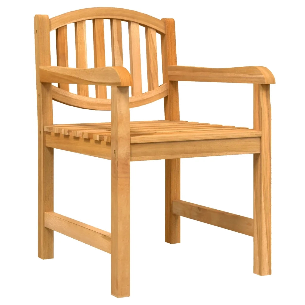 Set da Pranzo per Giardino 5 pz in Legno Massello di Teak 3157926