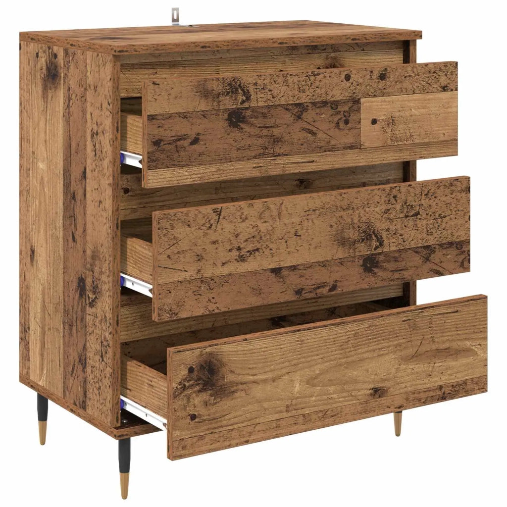 Credenza | Madia | Buffet da pranzo | Armadio da pranzo Legno vecchio 60 x 35 x 70 cm Legno multistrato