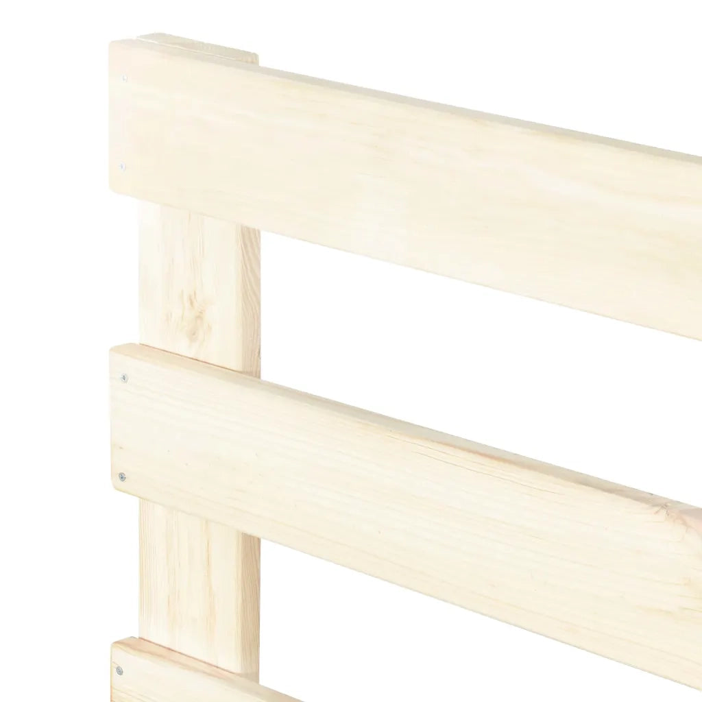 Giroletto in Pallet di Legno Massello di Pino 90x200 cm 285241