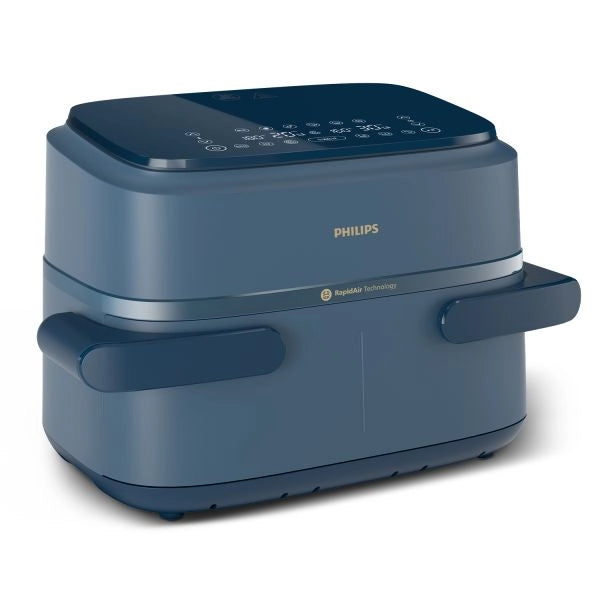 Friggitrice ad aria multicooker 7,1 litri dual basket con divisorio blu - NA156/60